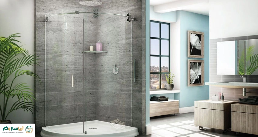 کابین دوش شیشه ای