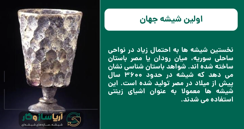 اولین شیشه جهان